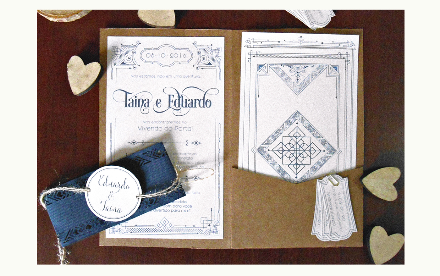 wedding Invitation paper paperart craft lordoftherings SenhordosAneis movie temed hobbit