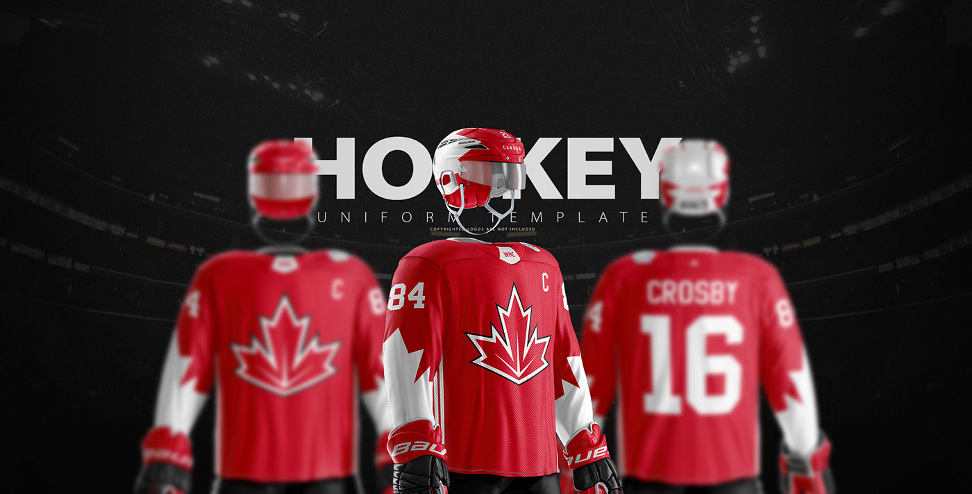 Ice Hockey Uniform Template on Behance