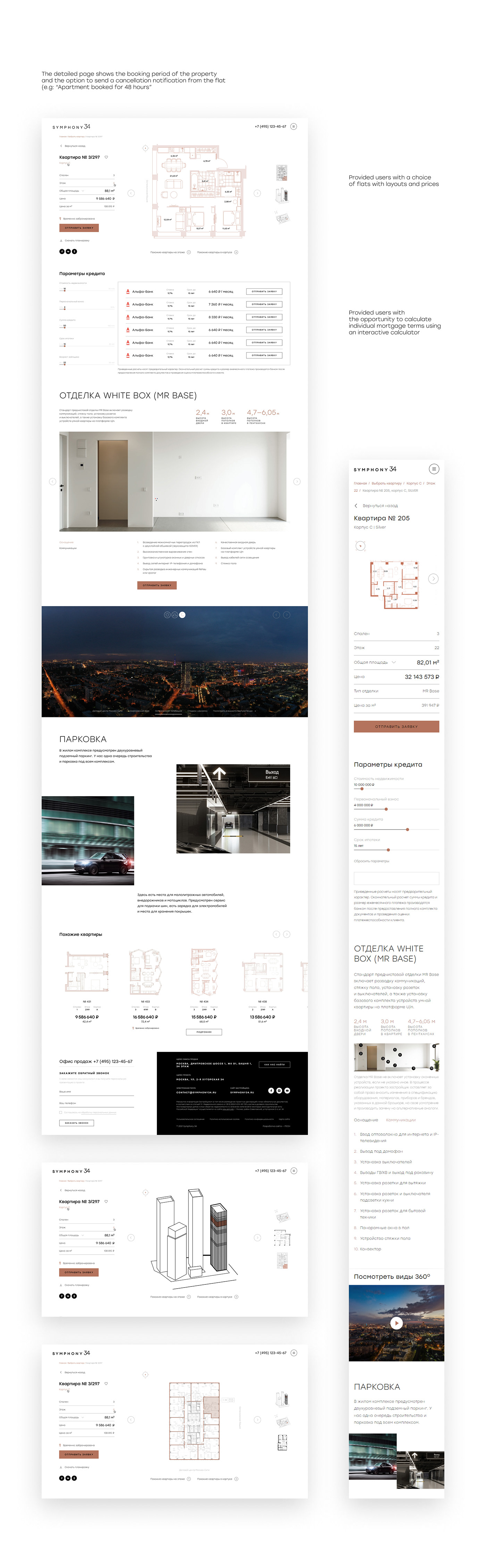 apartment architecture business estate real estate UI/UX Web Design  Webdesign Website Website Design