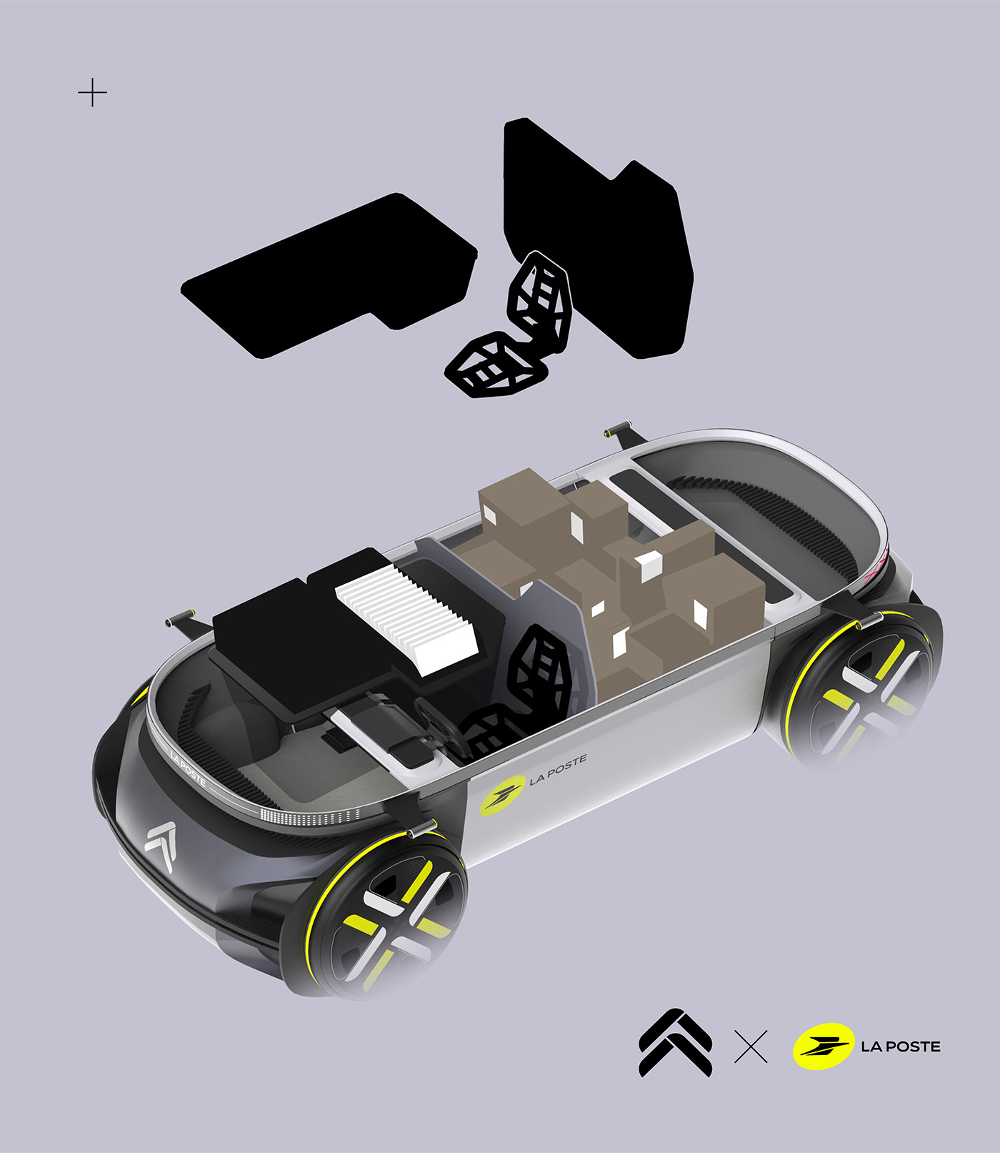 3d modeling automobile car design citroen furniture graphism industrial design  interior design  mobility product design 