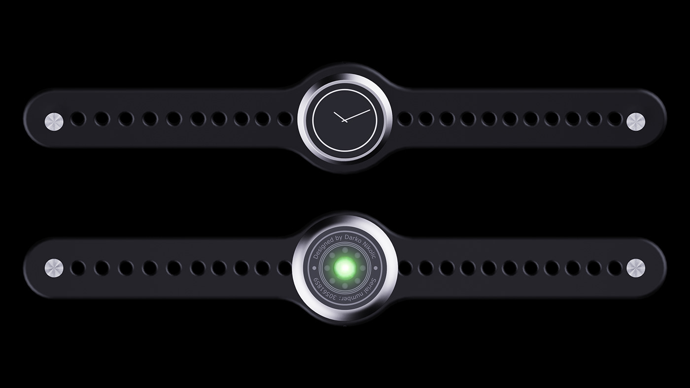 fitness tracker Innovative Minimalism simple smartwatch watch biometric Concept Smartwatch customizable fitro