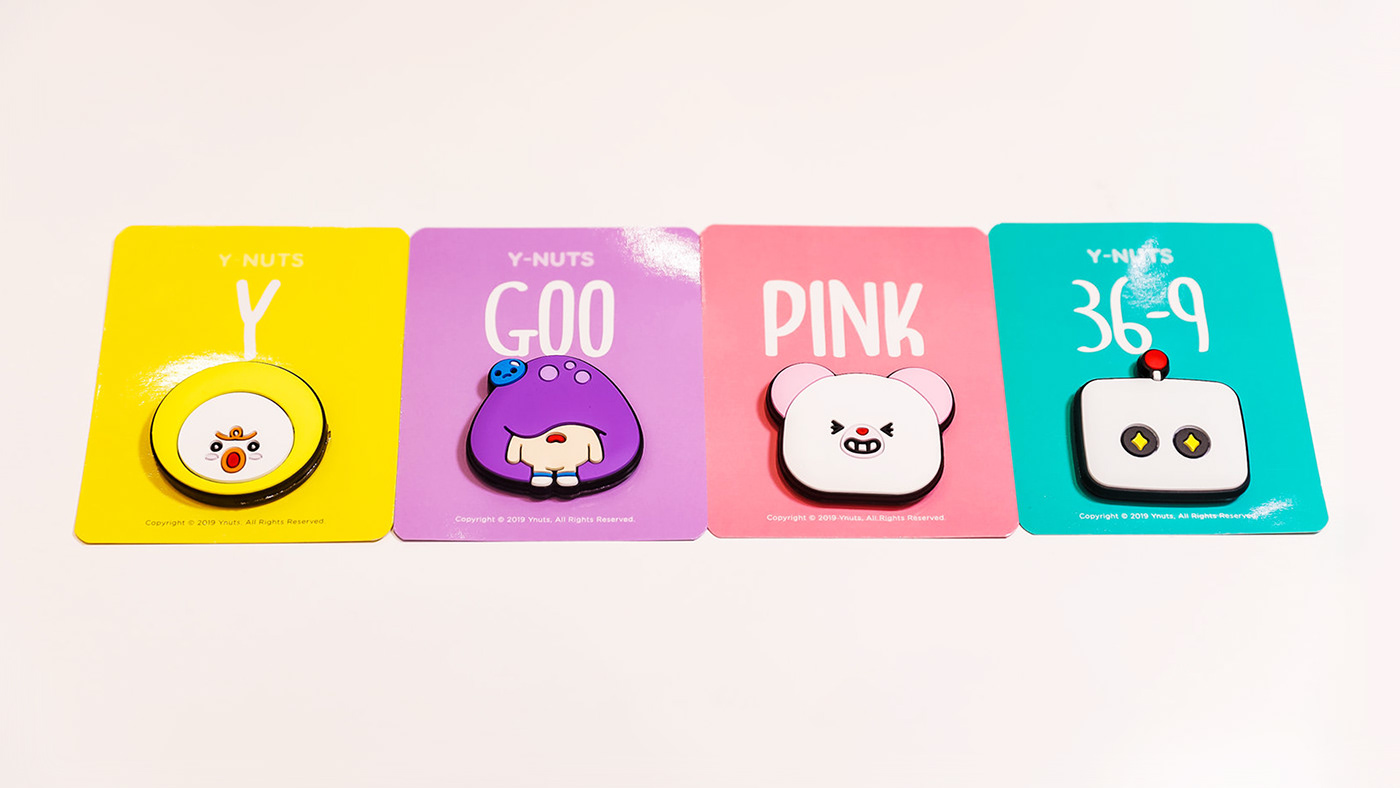 Y-NUTS Why Not Character branding  egglab cute IP Exhibition  goods Character design 