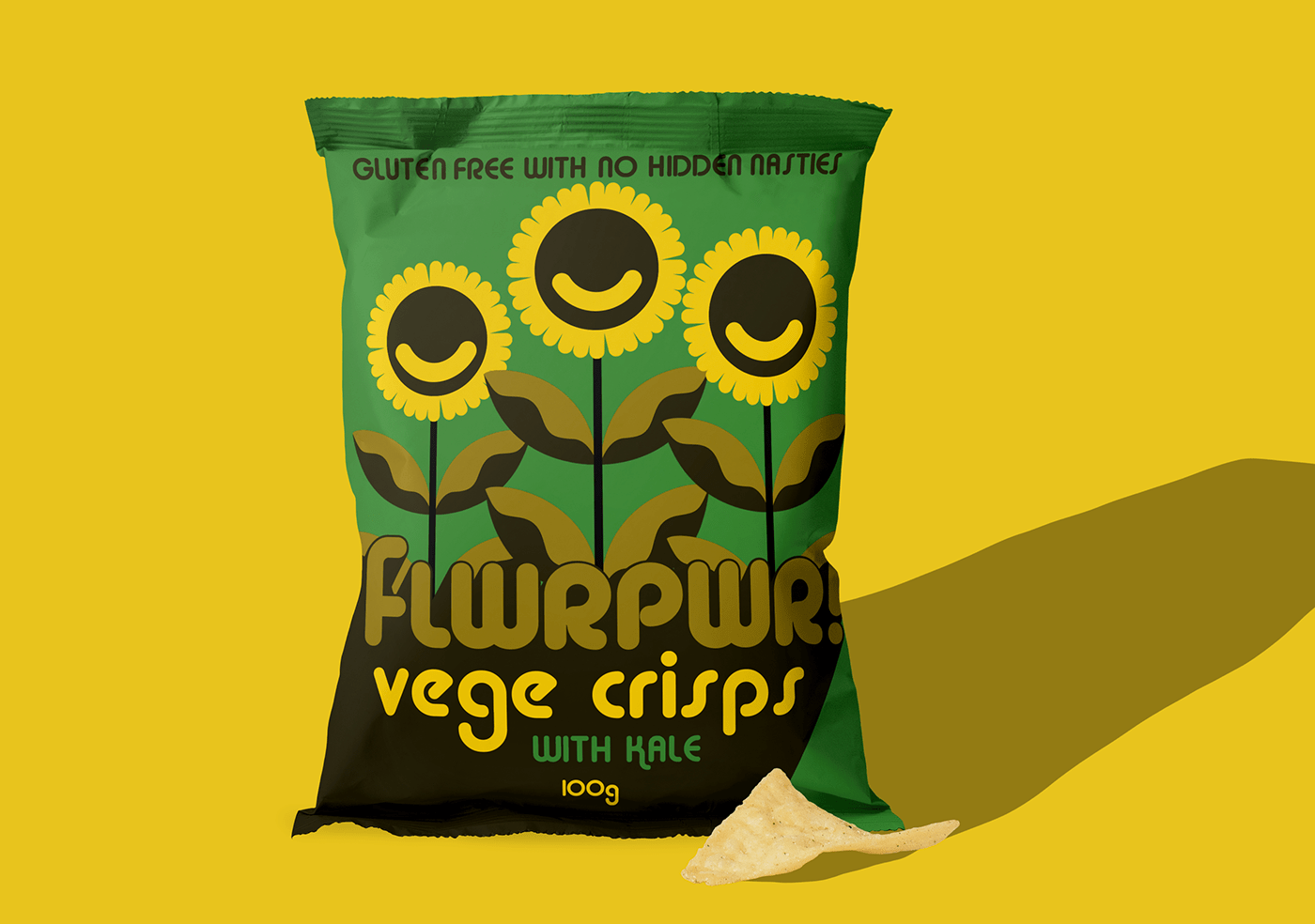 bag of chips chipbag chips CRISPS Packaging packaging design Vegecrisps