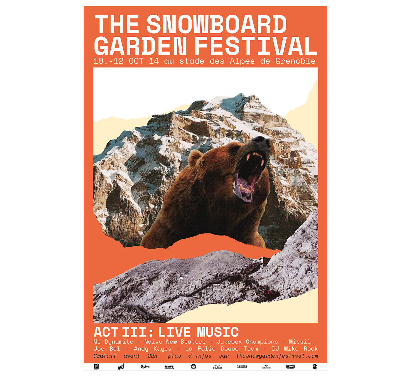 graphicdesign visualindentity festival snowboard mountains typography   livemusic filmfestival