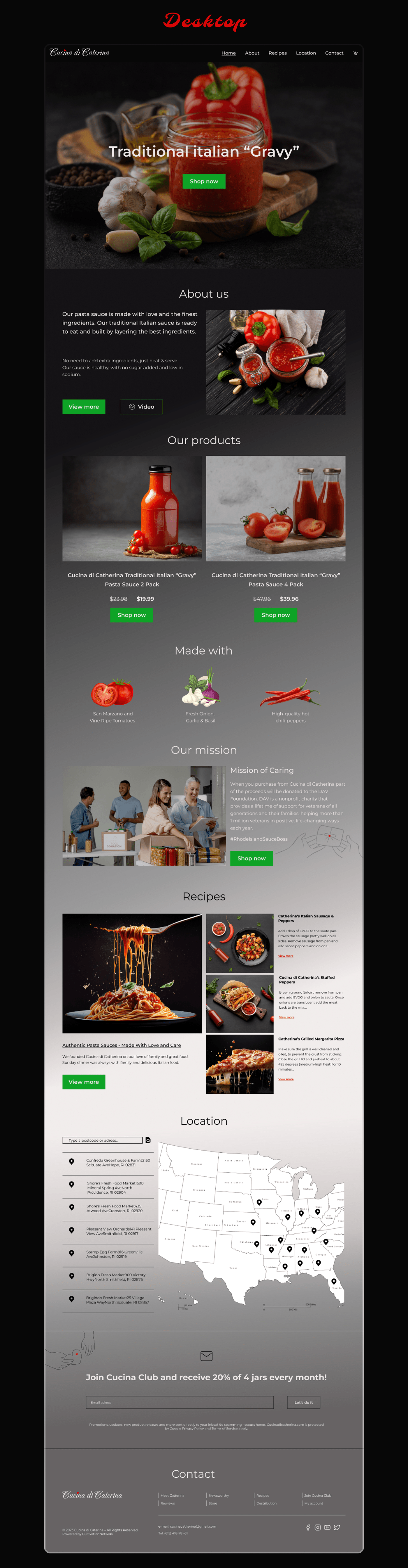 redesign rebranding salsa Food  brand identity Graphic Designer landing page Website UI/UX Figma