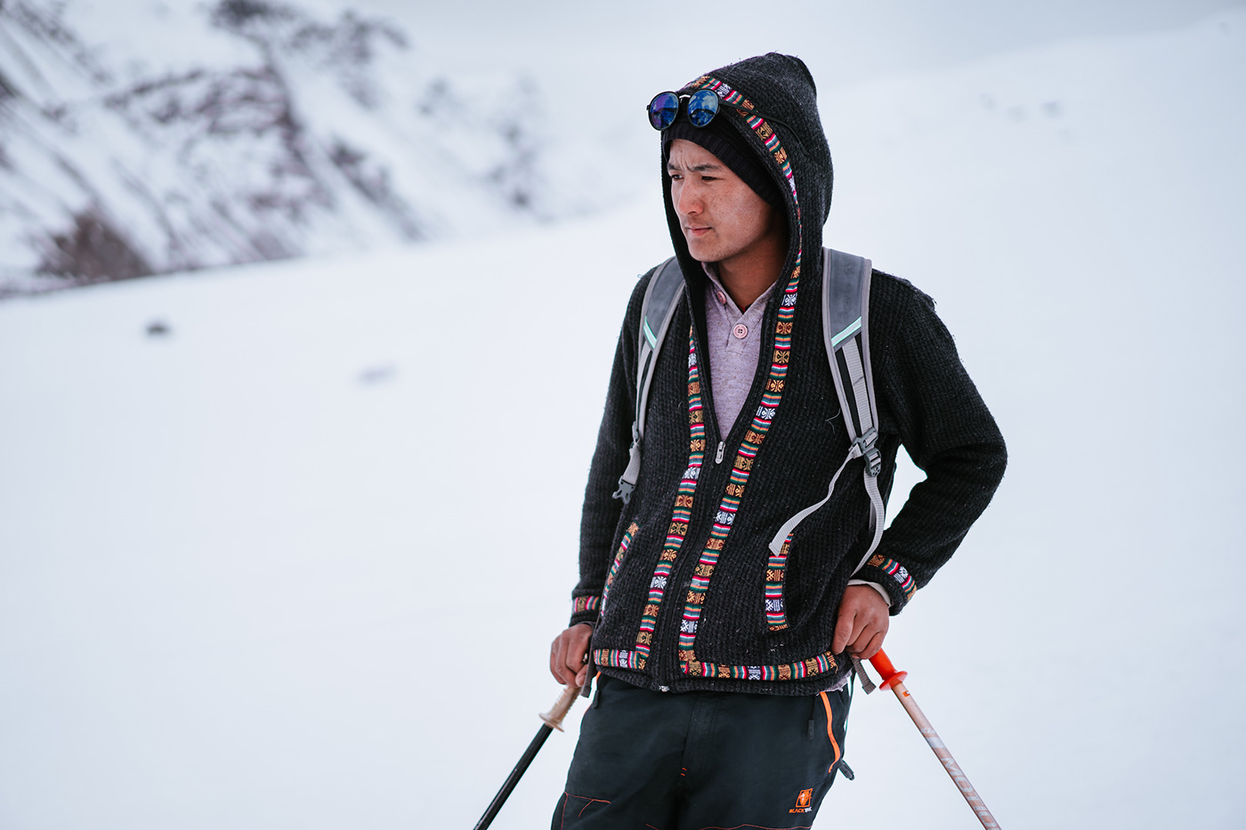 alpine HImachal Pradesh himalayas India skiing Spiti winter sport
