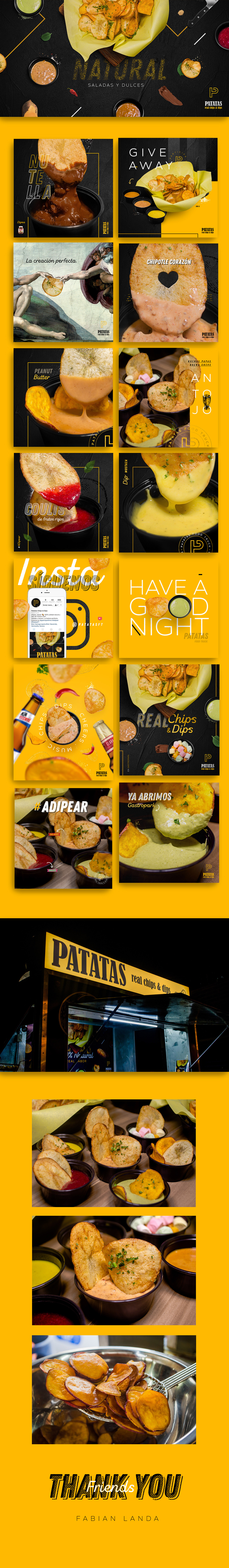 foodtruck patatas chips Socialmedia branding  mexico hermosillo Food 