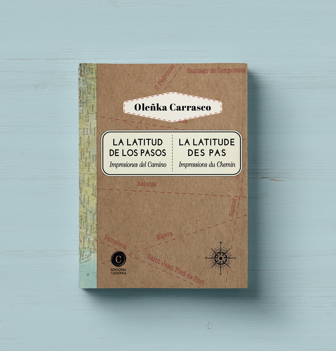 Layout editorial publishing   Camino de Santiago Lomography travel diary Travel book