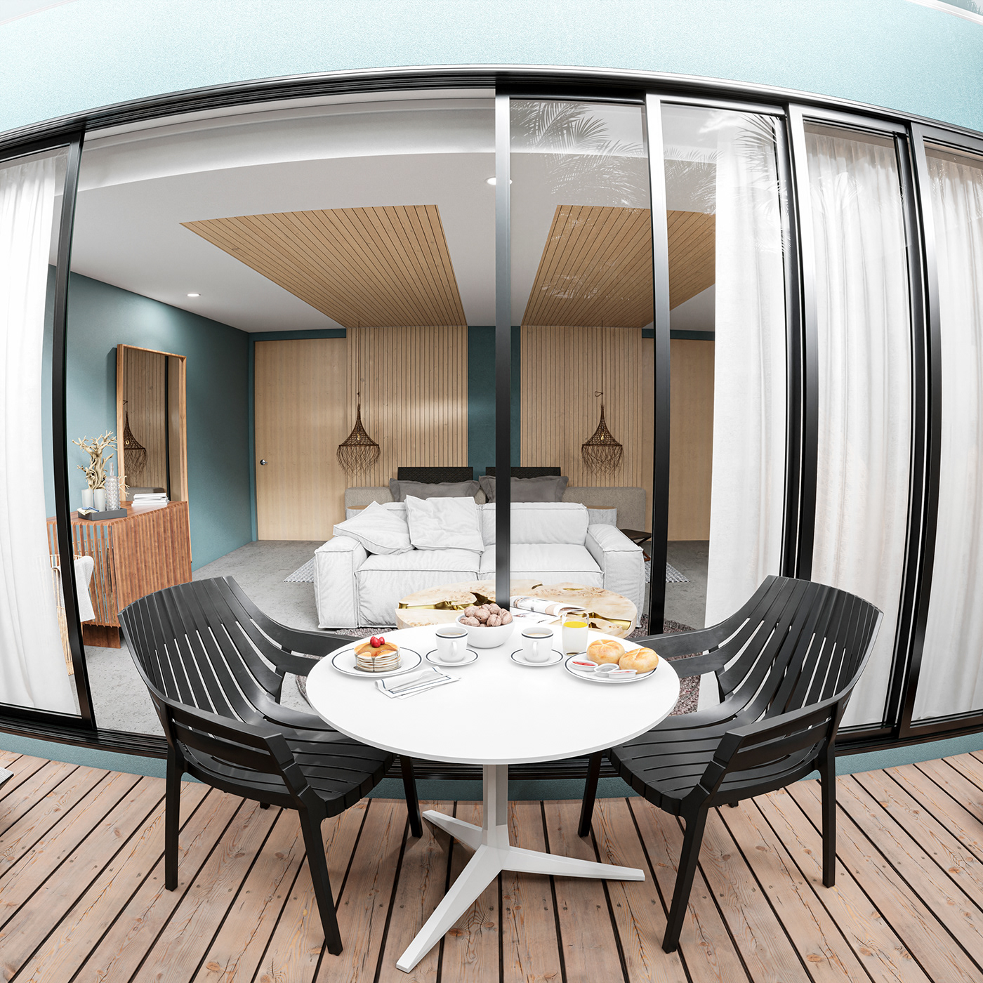 3D 3ds max architecture visualization Render archviz exterior corona render  interior design  modern