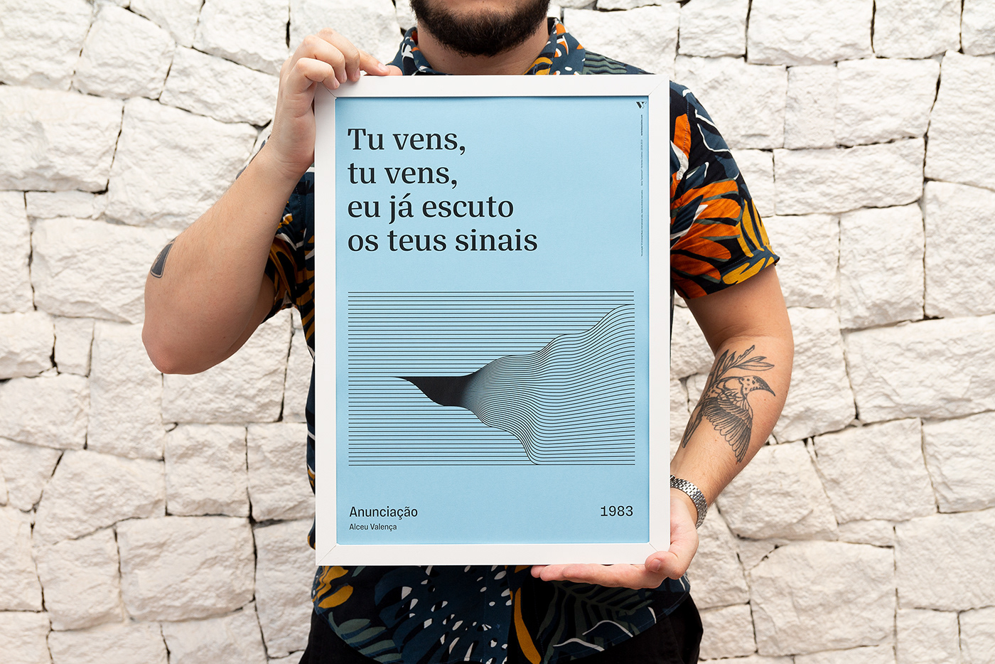music Brasil typography   poster cartaz MPB musica verses lines vertentes