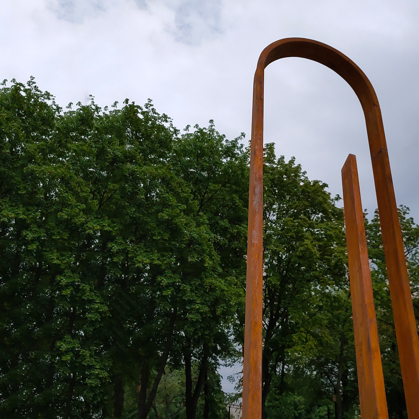abstract art clip krakow KSA NCK Outdoor rust sculpture seel