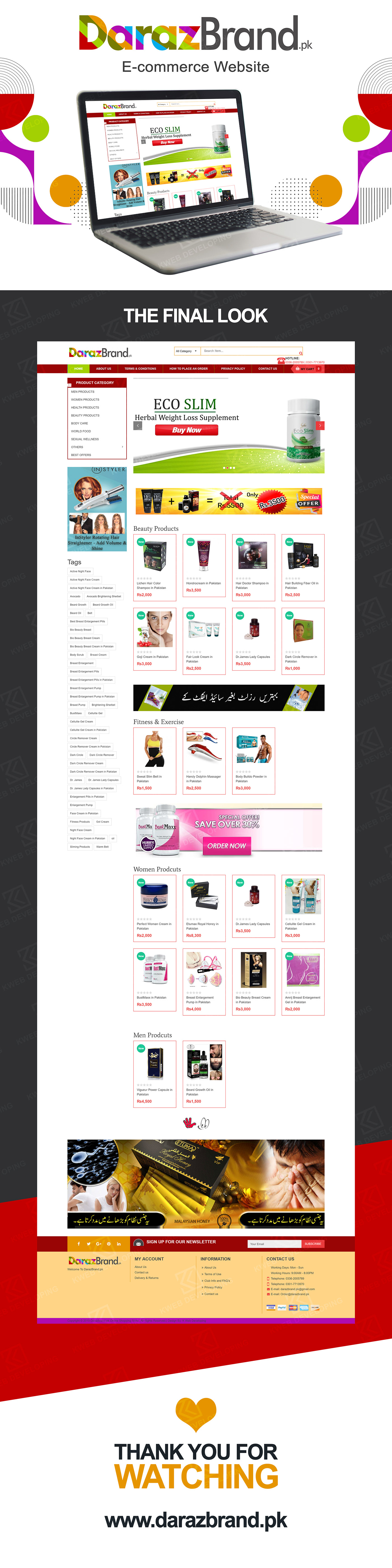 products webiste modern wensite Website Design SEO Domain hosting