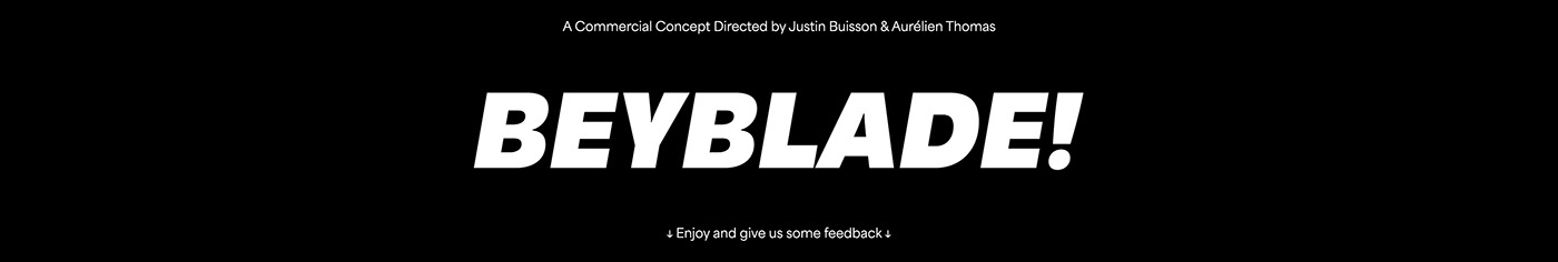 Beyblade Commercial Ad Concept by Justin Buisson and Aurélien Thomas
