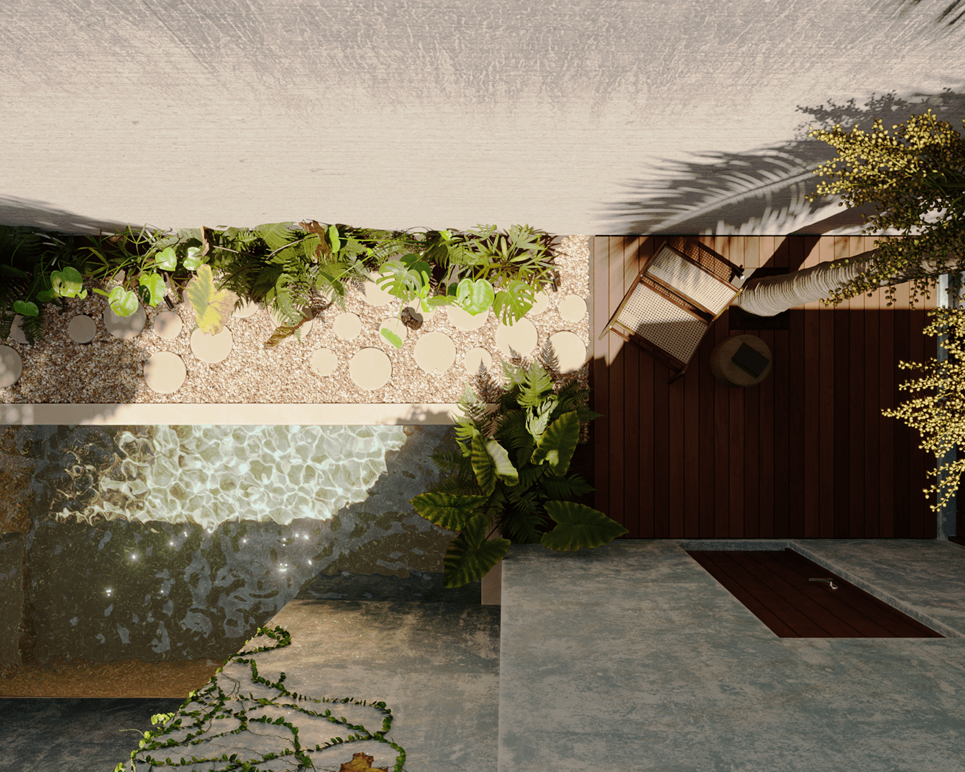3ds max architecture archviz CGI corona render  exterior house Render rendering visualization