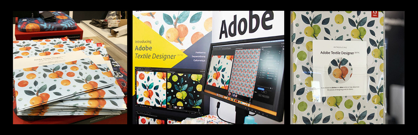 abode pattern photoshop plugin print ILLUSTRATION  product textile fabric brand