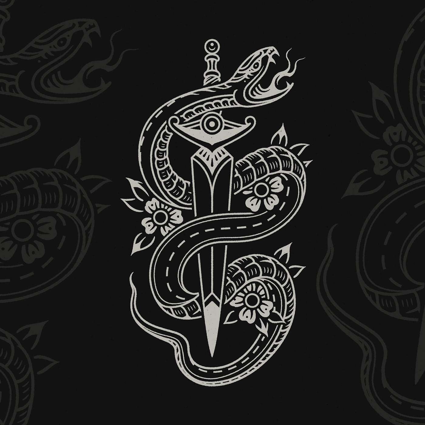 Harley Davidson stippling linework tattoos dotwork Advertising  eagle snake poster art vector art