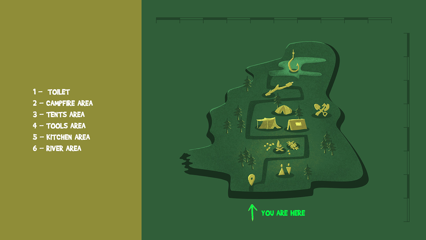 branding  camping infographics Lebanese lebanon logo map Thyme wild zaatar
