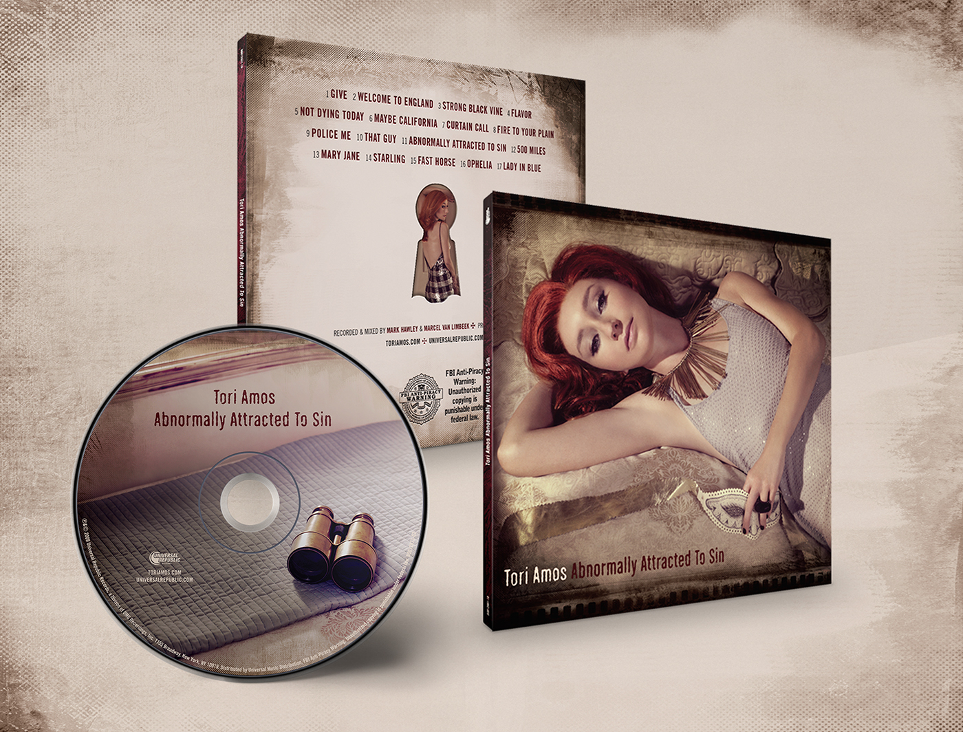 music art direction  graphic design  Packaging tori amos cd CD packaging Entertainment spitandimage Music Packaging