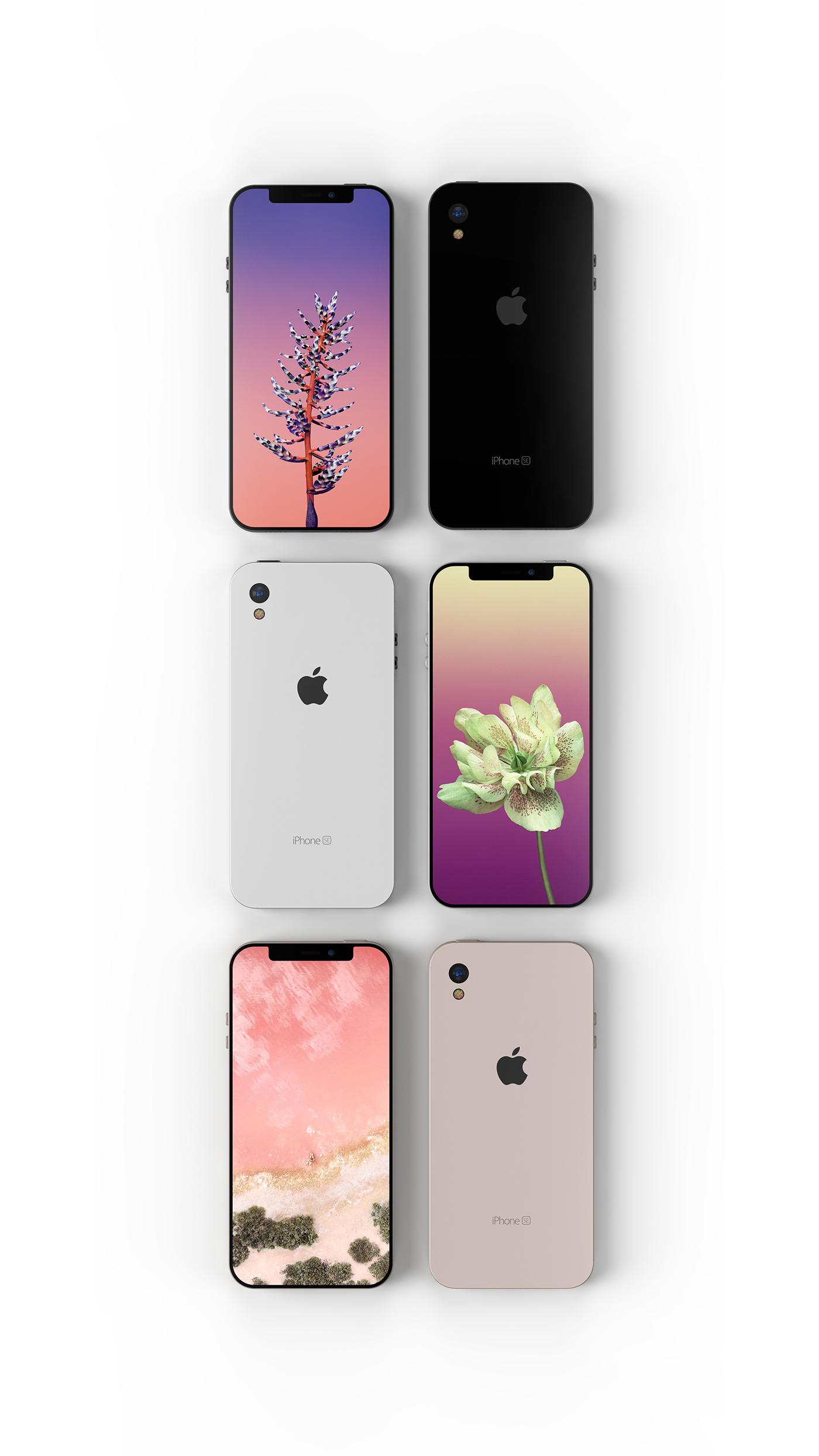 apple iphone se design concept product phone branding 