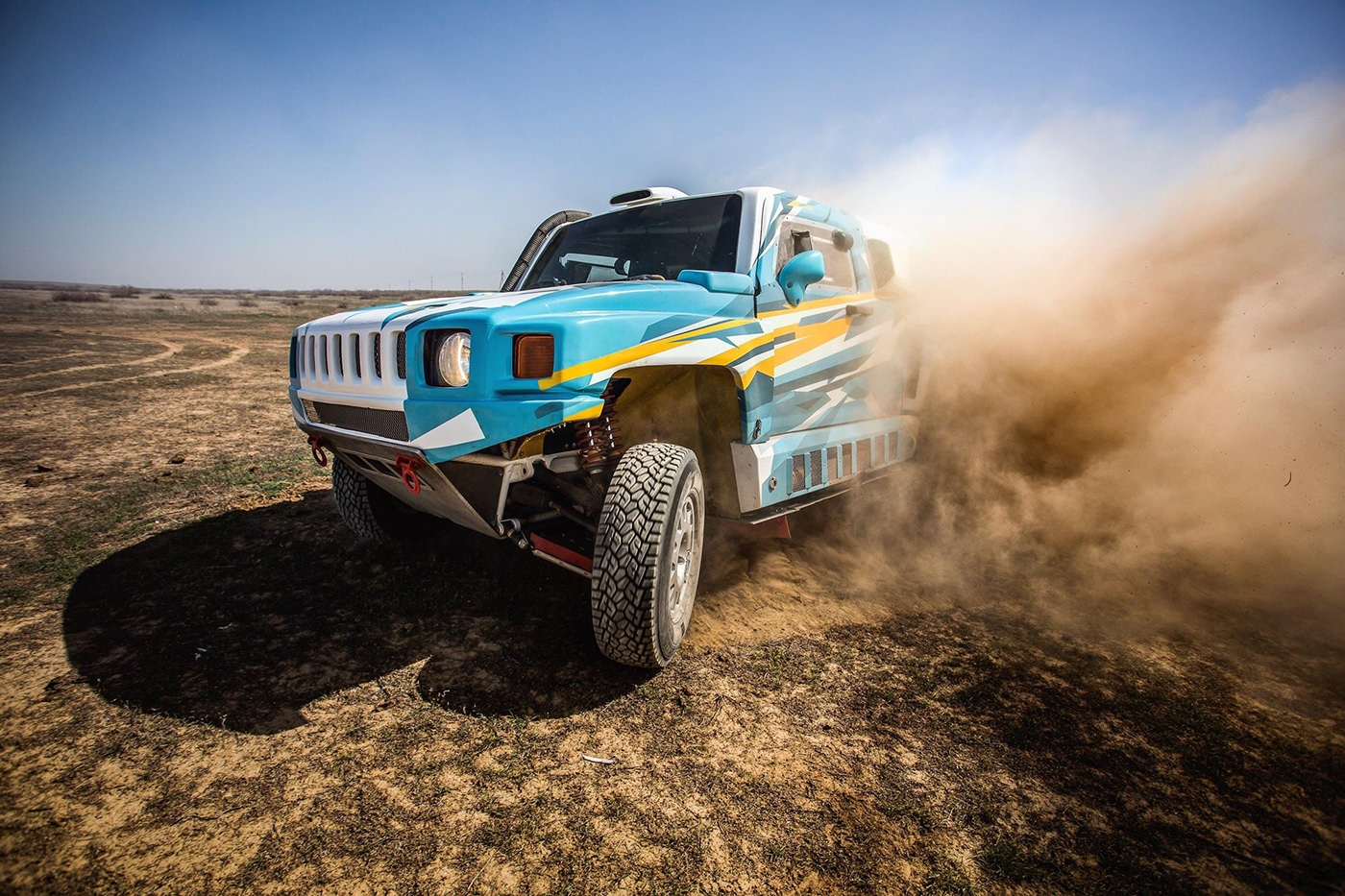 car decal rally Offroad futuristic hummer jeep kazakhstan MobileX Racing