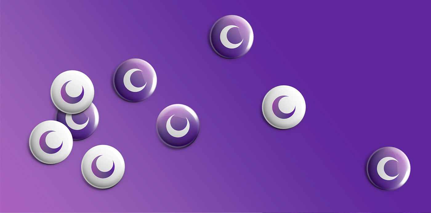 argentina branding  guidelines light minimal modern moon purple Smartdog violet