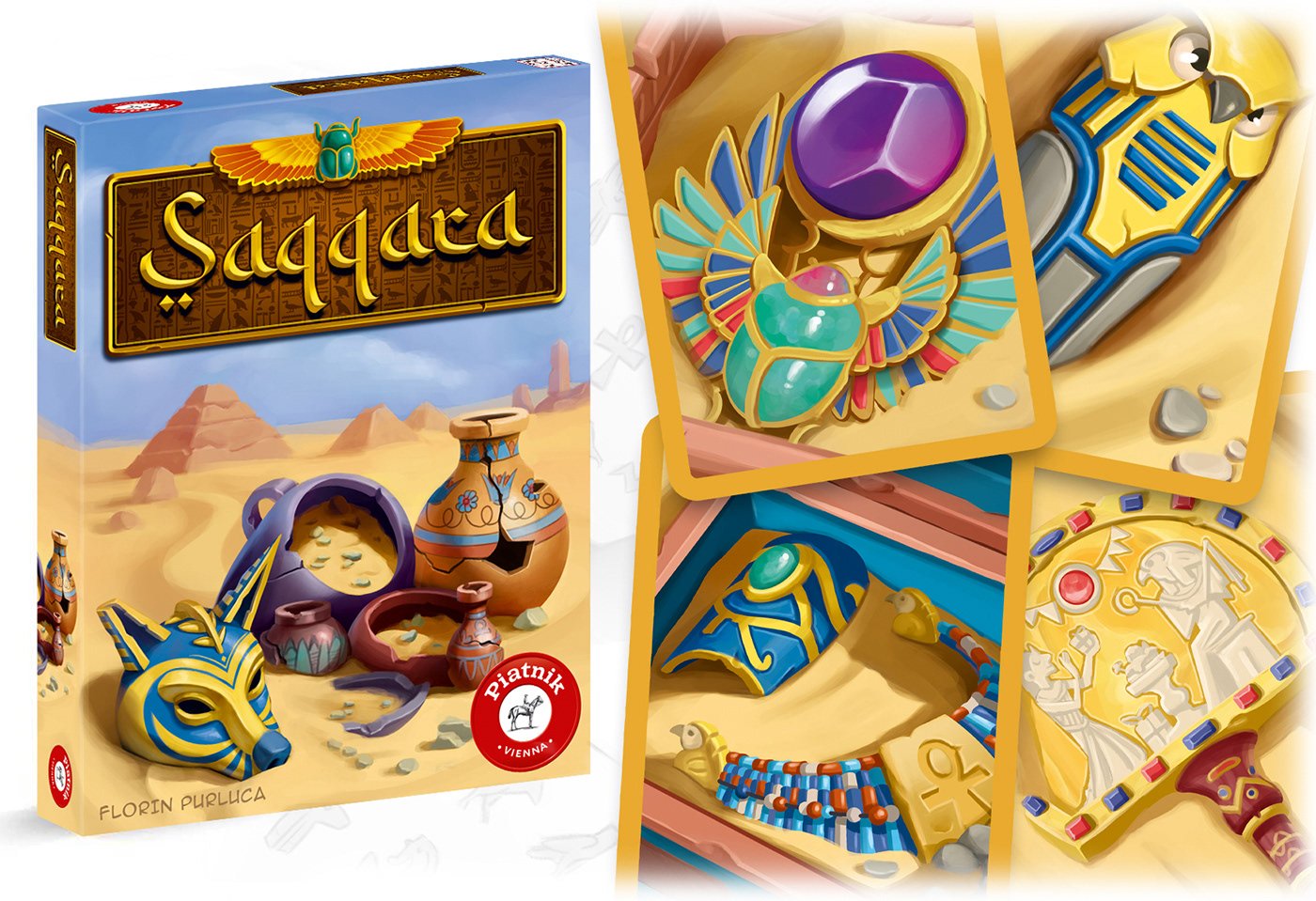 boardgame cardgame game Ancient egypt archeology Game Art props ILLUSTRATION 