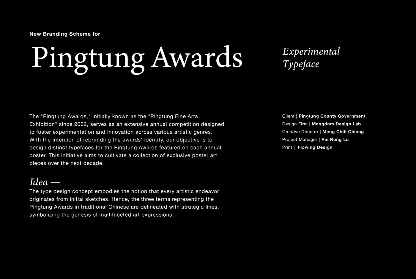 lettering posters Typeface award branding 