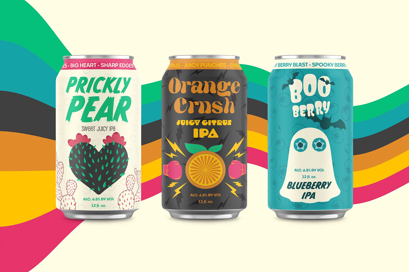 design Graphic Designer brand identity adobe illustrator Beer Packaging beer label citrus craft brewery beer