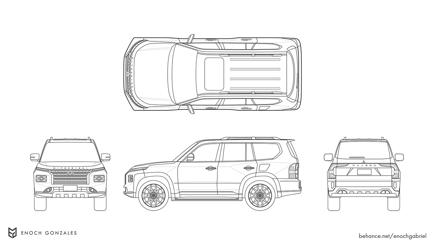 Mitsubishi pajero montero shogun outlander gc phev