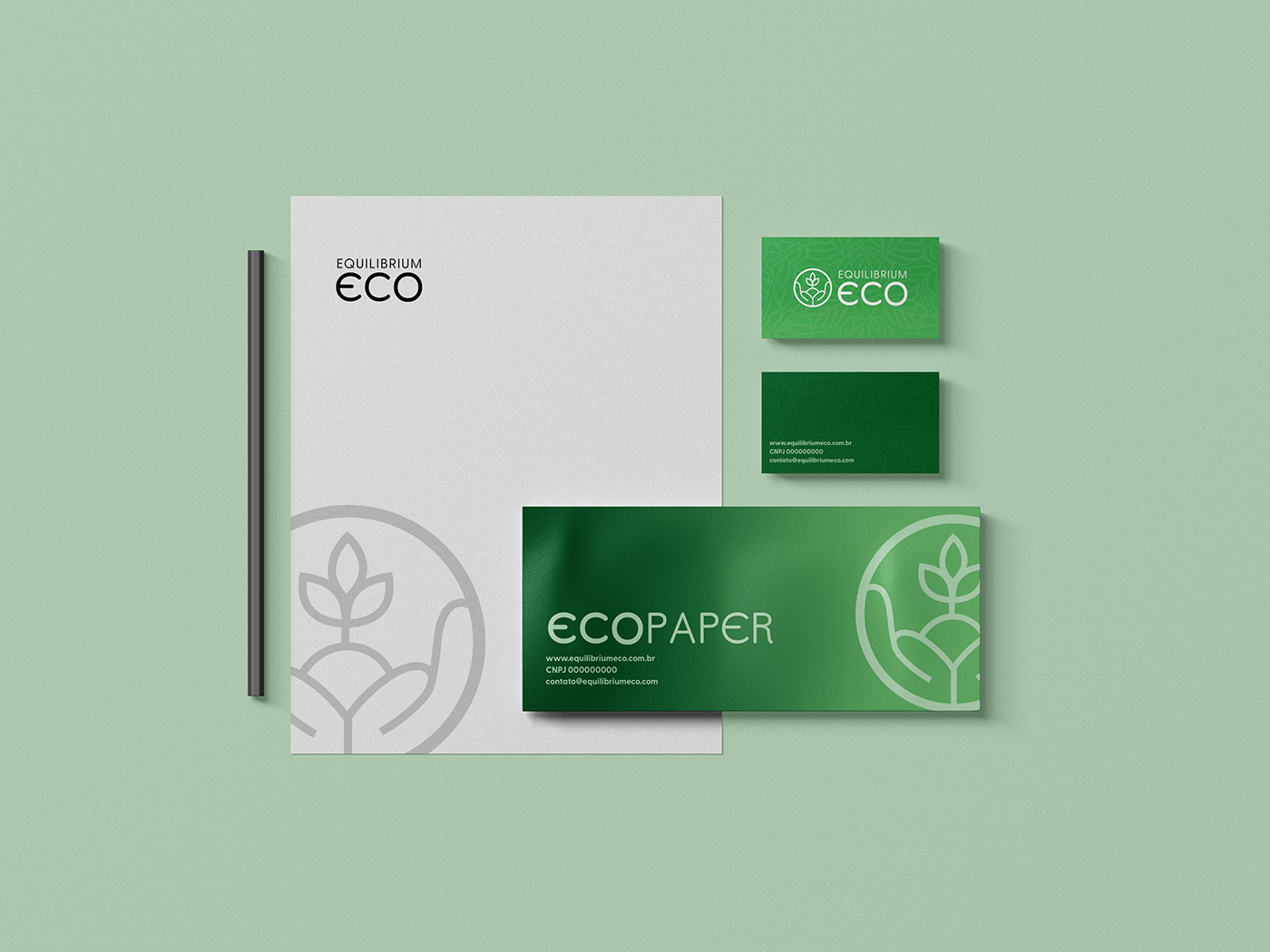 identidade visual brand identity Graphic Designer Logo Design Nature Ecology green logo visual identity natural