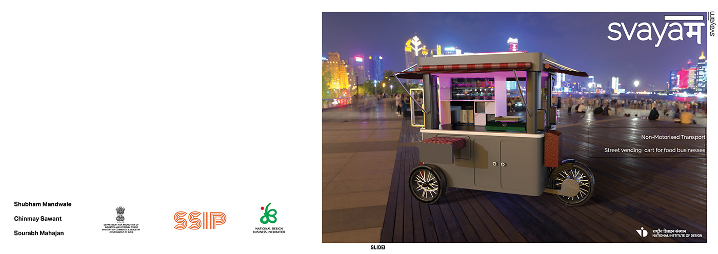 Alias cart design challenge modular Render research Street Food Sustainable Vending Cart