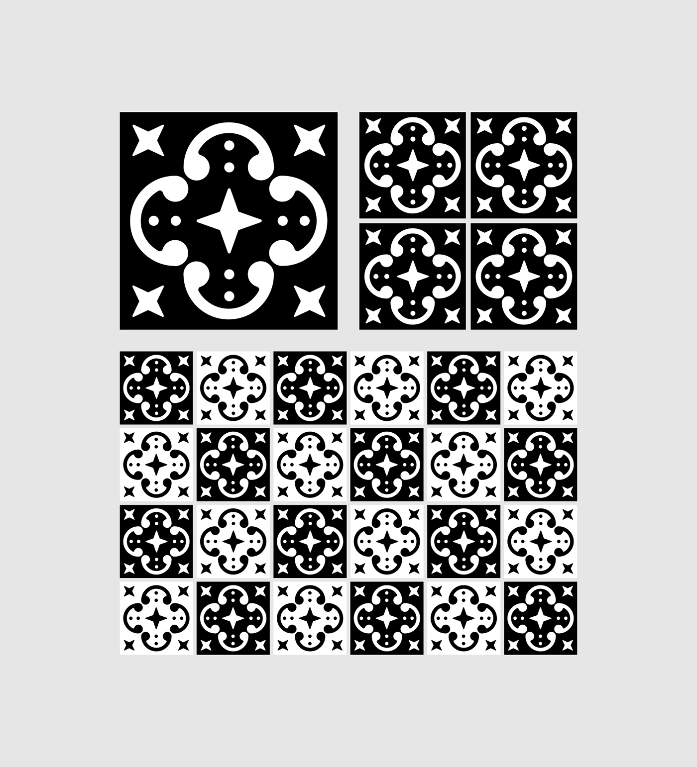 clean design Fashion  geometric minimal modern pattern pillow simple tiles