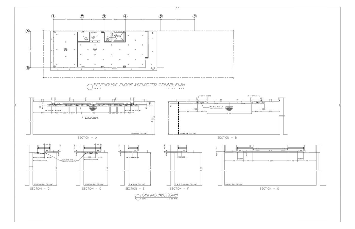 residential Townhouse CAD services detailing Architectural Drawing Executive House Project