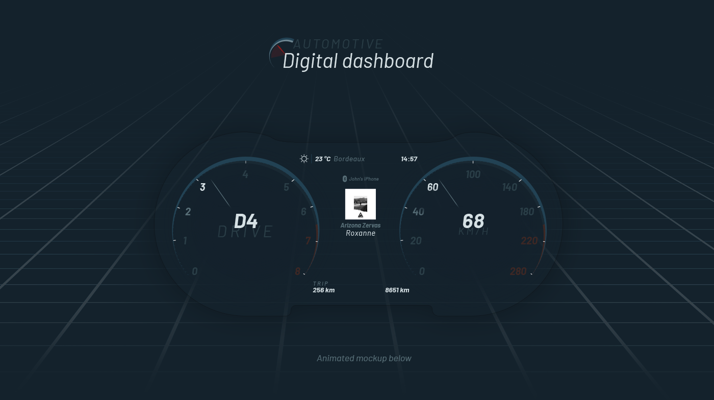 automotive   car dashboard car design car interface digital automotive digital cockpit HUD