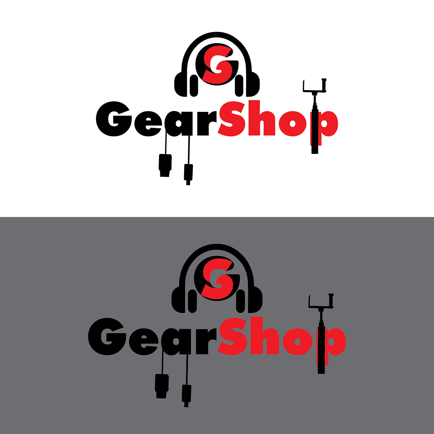 Gadget gadgets gadget shop logo branding brand identity Graphic Designer Social media post marketing   designer gear design