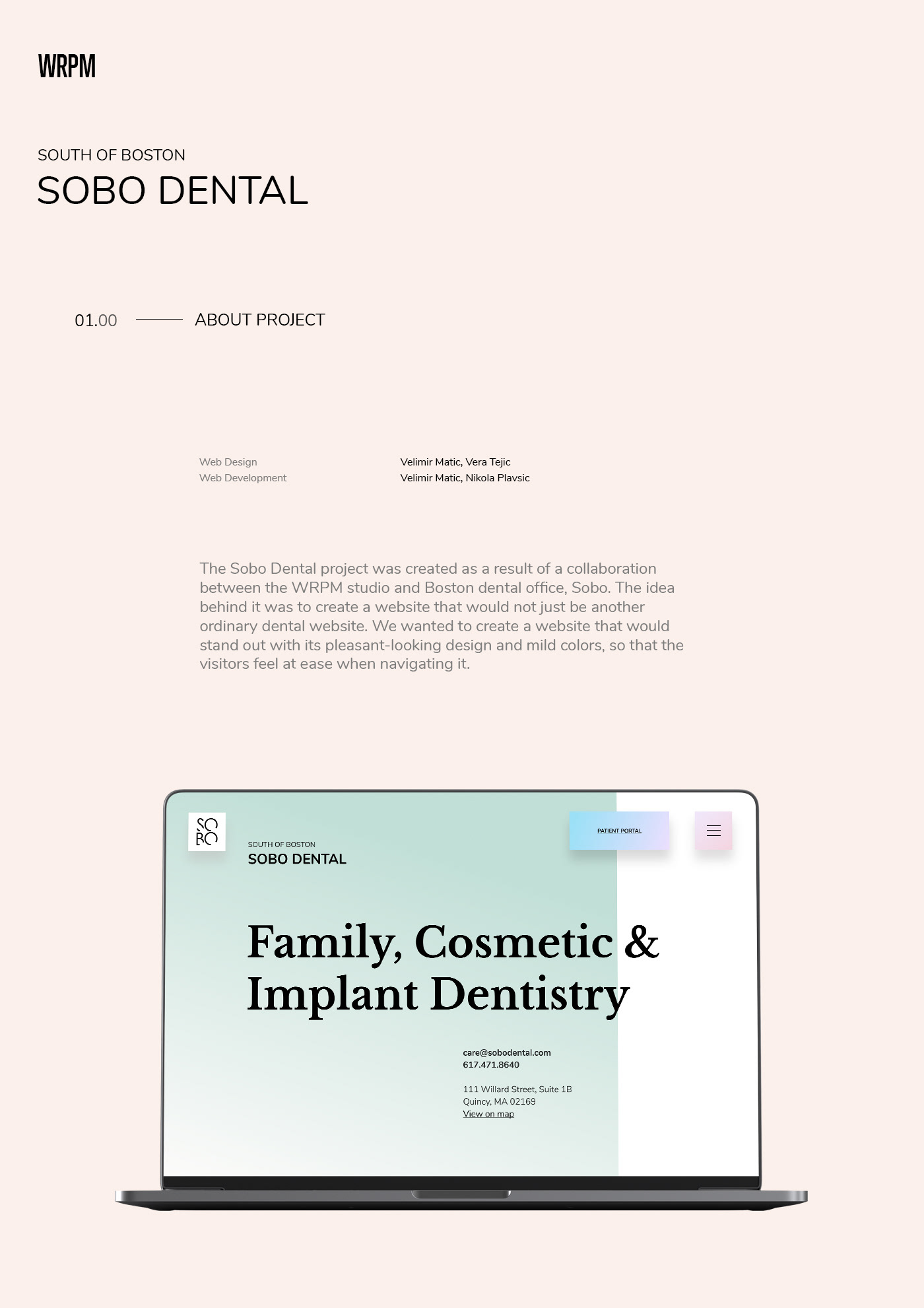 UI/UX Webdesign dental clinic stomatology pastel gradient graphic design  branding  dentist