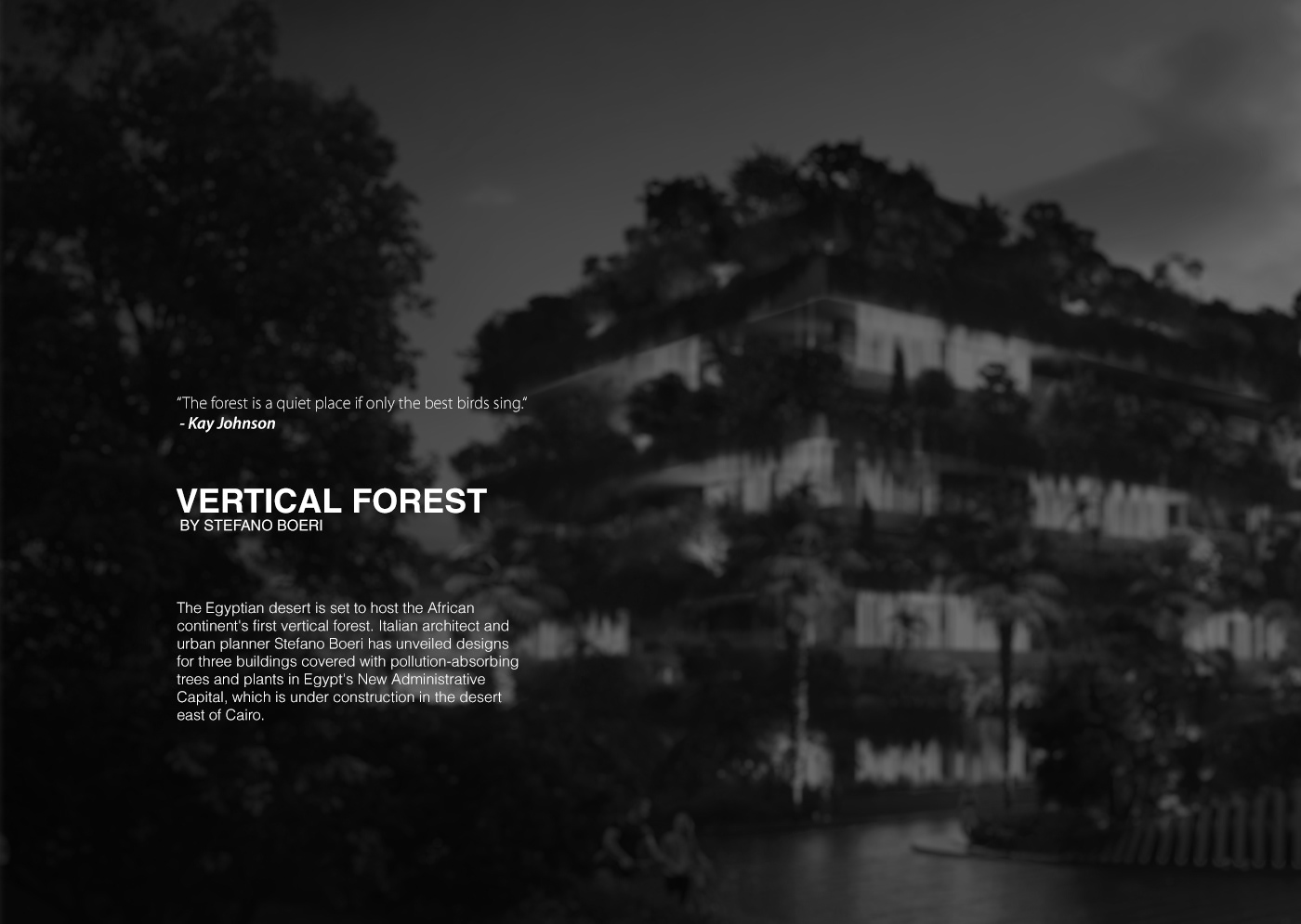 architecture archviz CGI green architecture highrise ilbosco StefanoBoeri trees vertical forest visualization