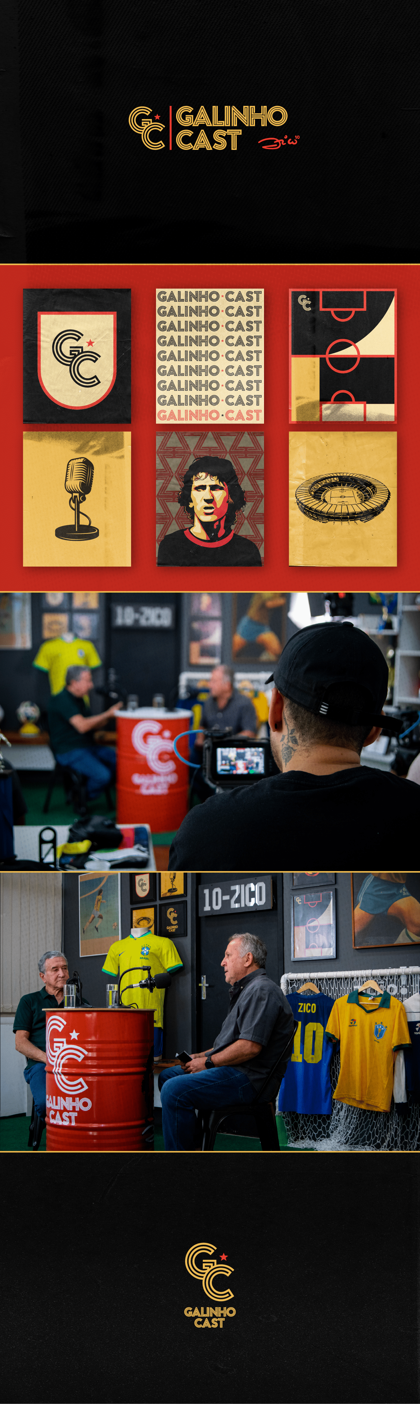 branding  copa do mundo flamengo futebol Logotype Photography  podcast soccer sports Zico