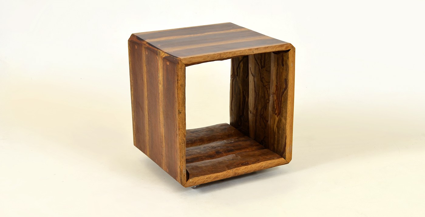 wood Sustainability furniture craft waste Nature cube design Madeira mobiliario