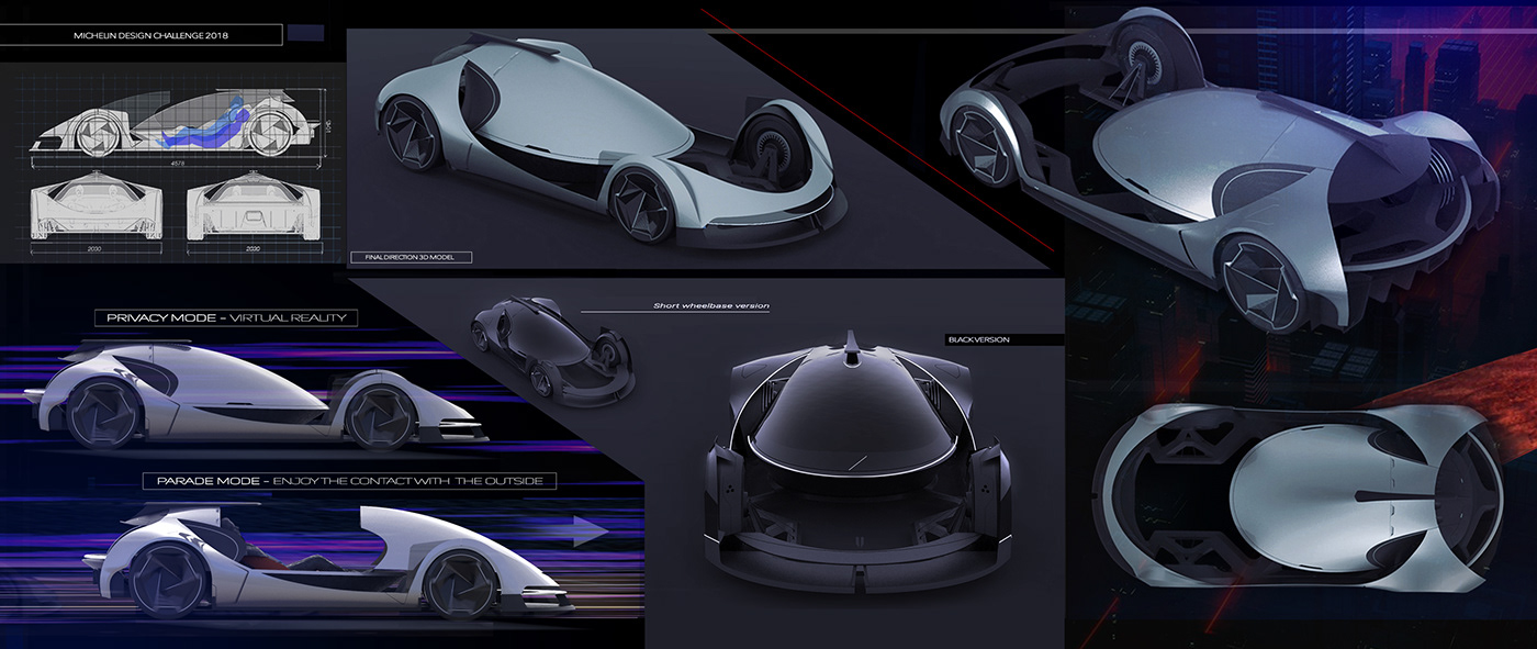 michelin design contest Futuristic Car car design Transportation Design luxury car luxury design argentina finalist