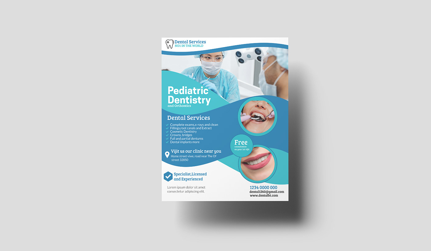 ads Advertising  dental dental clinic dentist doctors flyer medical teeth tooth