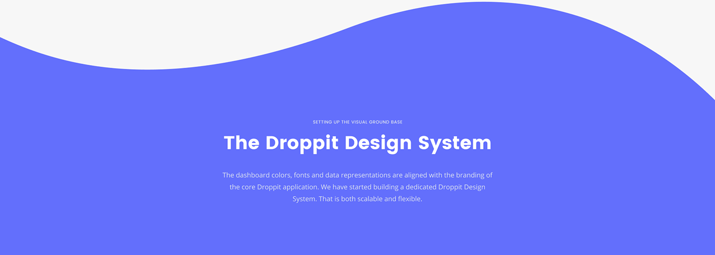 blue dashboard dropshipping redesign UI web app