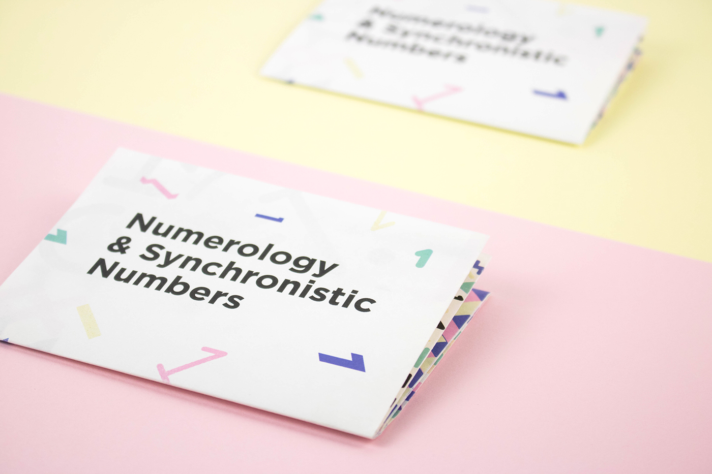 numbers format fold print colour bold idea generation concept Numerology spiritual