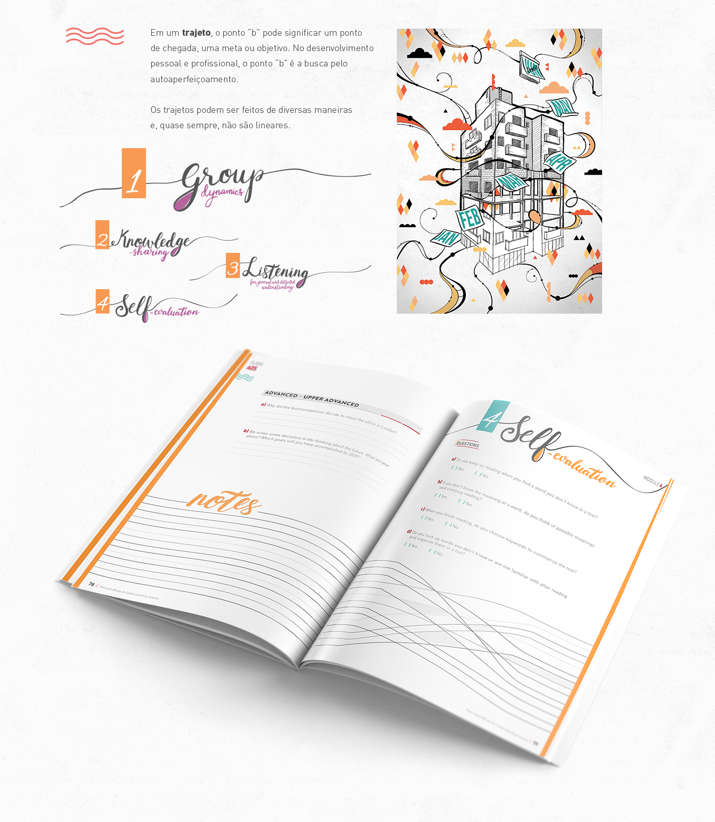 book editorial Livro ILLUSTRATION  type design handmade projeto gráfico didático school