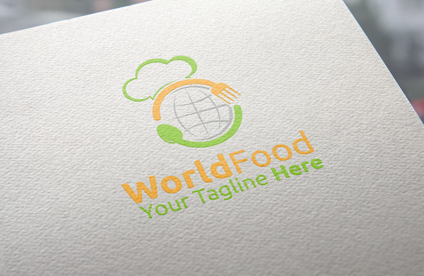 logo world Food  Global Import ekspor meal healthy