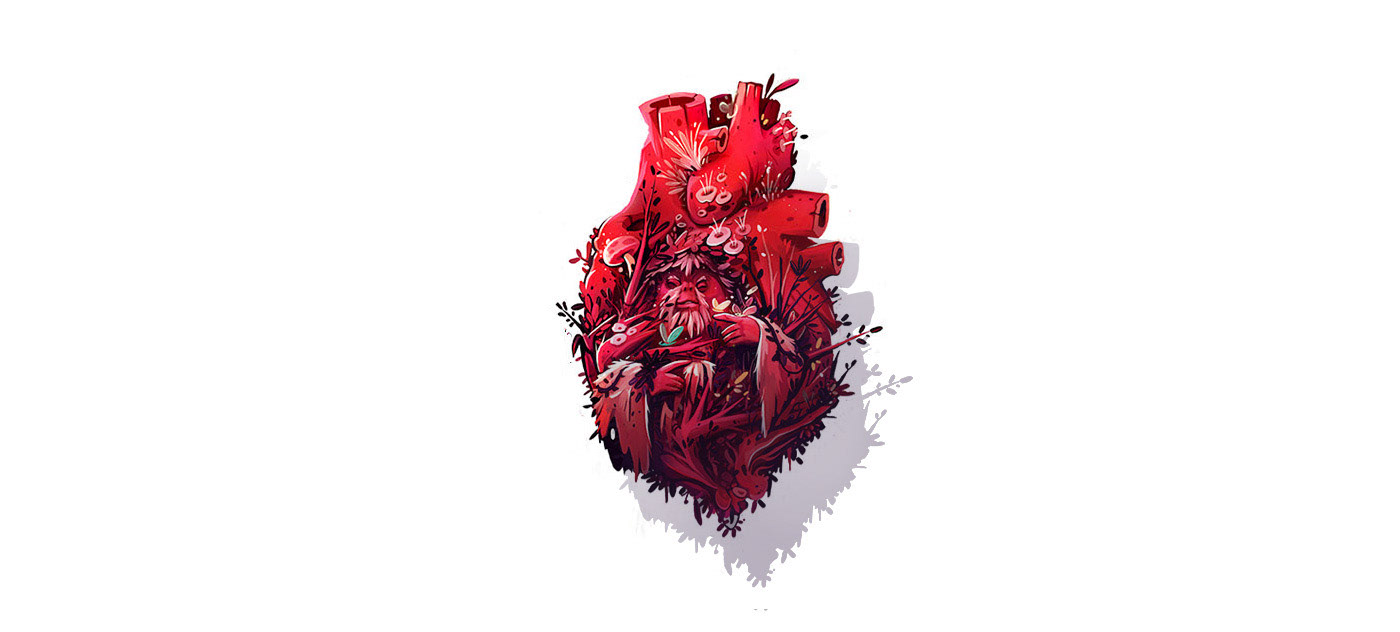 #incor #heart #monkey #monk #red  