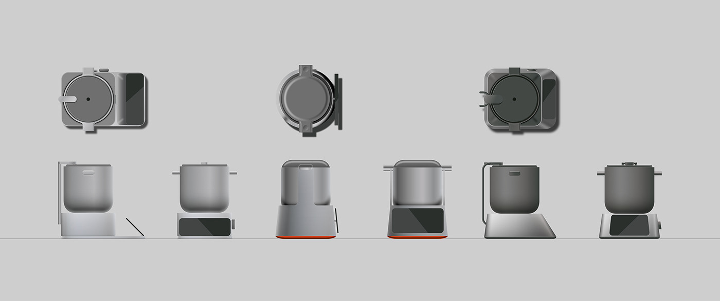 appliances CGI consumer electronics electronic industrial design  kitchen machine product design  Render White Goods