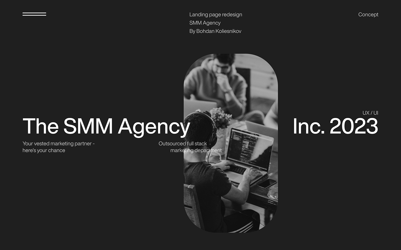 agency Canada Figma landing page SMM Toronto uprock user experience user interface Webdesign