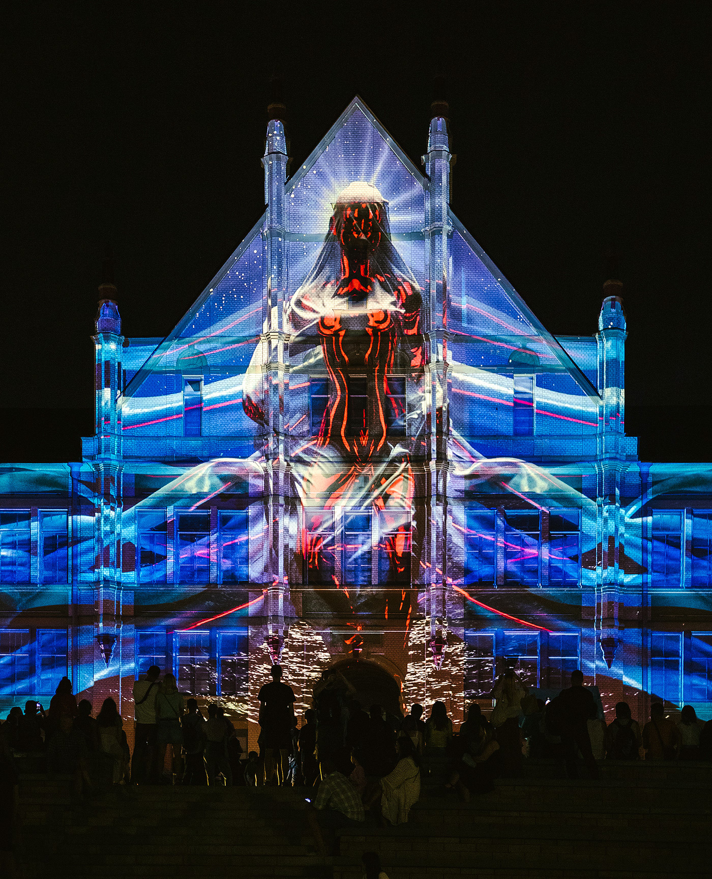 art festival installation interactive Mapping projection