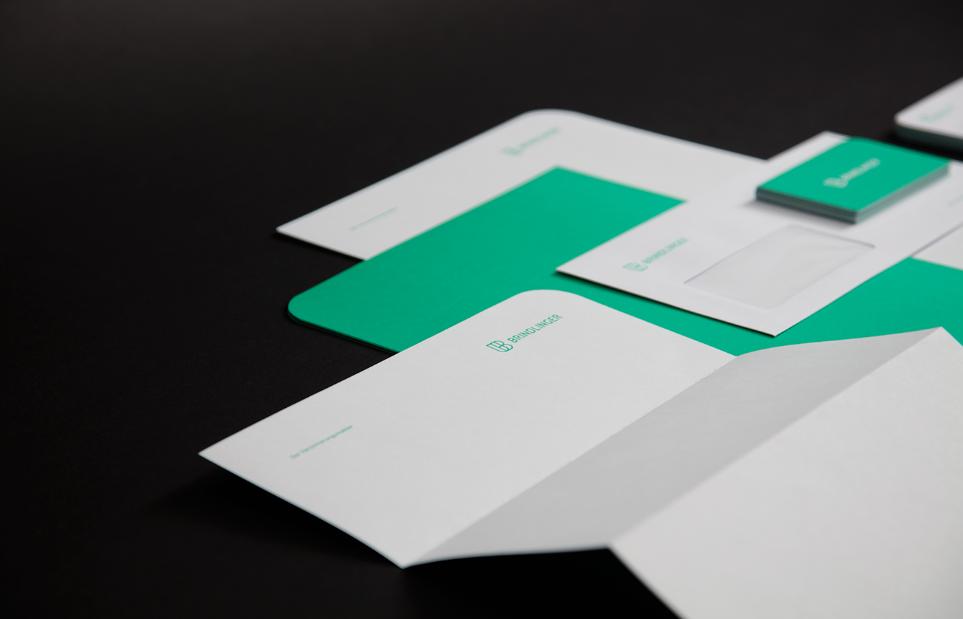 Icarus Brindlinger Insurance broker Corporate Design redesign creative green pantone brochure businesscards stationary austria editorial print identity